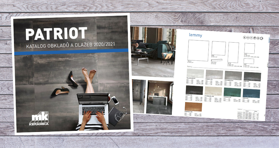 NOVÝ KATALOG PATRIOT 2020/2021 JE TU! MK Centrum české keramiky